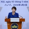 日本首相高市早苗在河内国家大学发表施政演讲