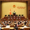 国会副主席阮克定主持会议。图自越通社