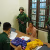 嫌疑人炉氏香被当场抓获。图自越通社