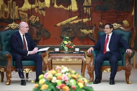 政府总理范明政会见俄罗斯塔斯社社长安德烈