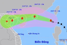 越南多地启动应急预案 全力应对台风“威帕”