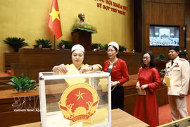 越南第十六届国会第一次会议：国会选举国家主席