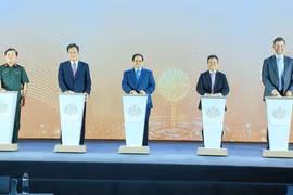 范明政总理出席特朗普国际兴安项目动工仪式