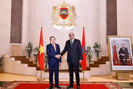 国会主席陈青敏会见摩洛哥参议长穆罕默德·乌尔德·埃拉希德