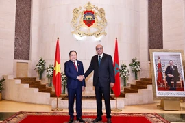 国会主席陈青敏会见摩洛哥参议长穆罕默德·乌尔德·埃拉希德