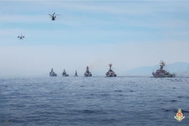海上武装部队阅兵准备就绪