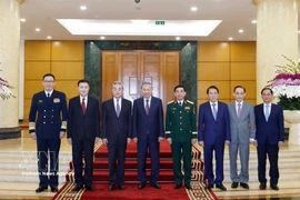 苏林总书记会见中国外交、国防和公安三位部长