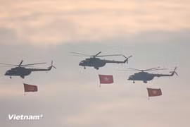 近距离目睹Mi-171、Mi-17、Mi-8直升机编队