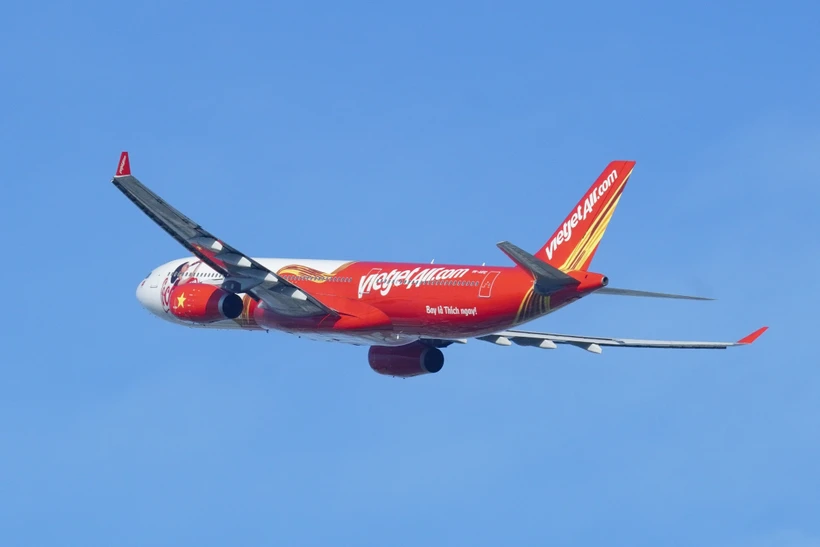 越捷航空继续在飞行旅程中率先应用现代科技。图自越通社