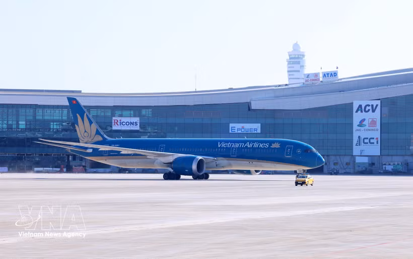越南航空公司继续扩大机队和航线网络。图自越通社