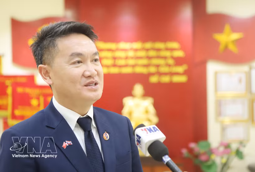 老挝人民革命党中央委员会委员、青年团中央书记处书记通里·西苏里。图自越通社