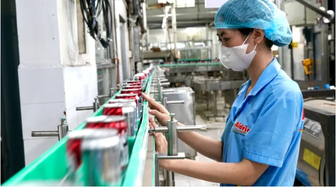 胡志明市新光明贸易有限公司（Bidrico）生产链。图自西贡解放报