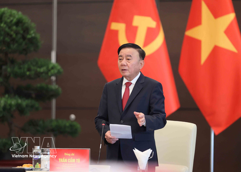越共中央书记处常务书记陈锦秀。图自越通社
