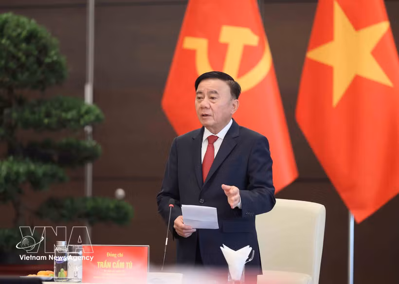 越共中央书记处常务书记陈锦秀。图自越通社