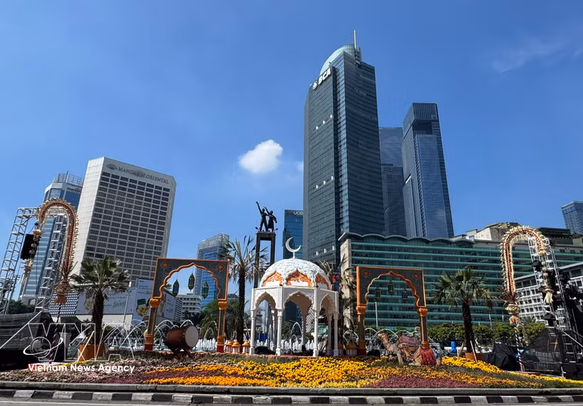 印尼首都雅加达中心。图自越通社