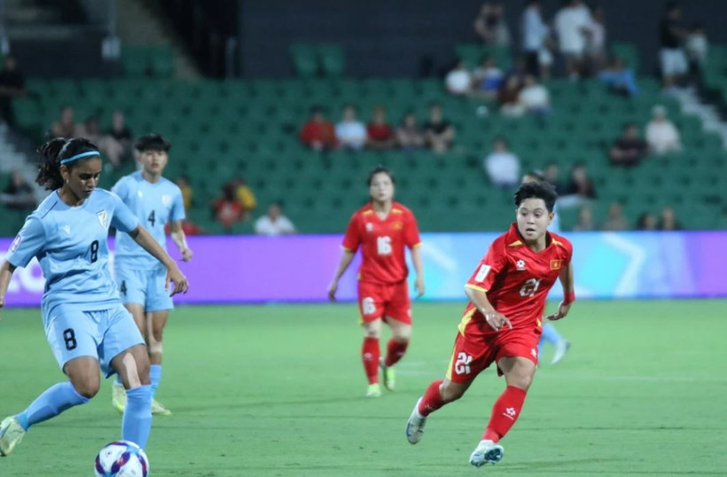 越南女足前锋的进球入选2026年亚洲女足锦标赛小组赛最佳进球候选。图自互联网