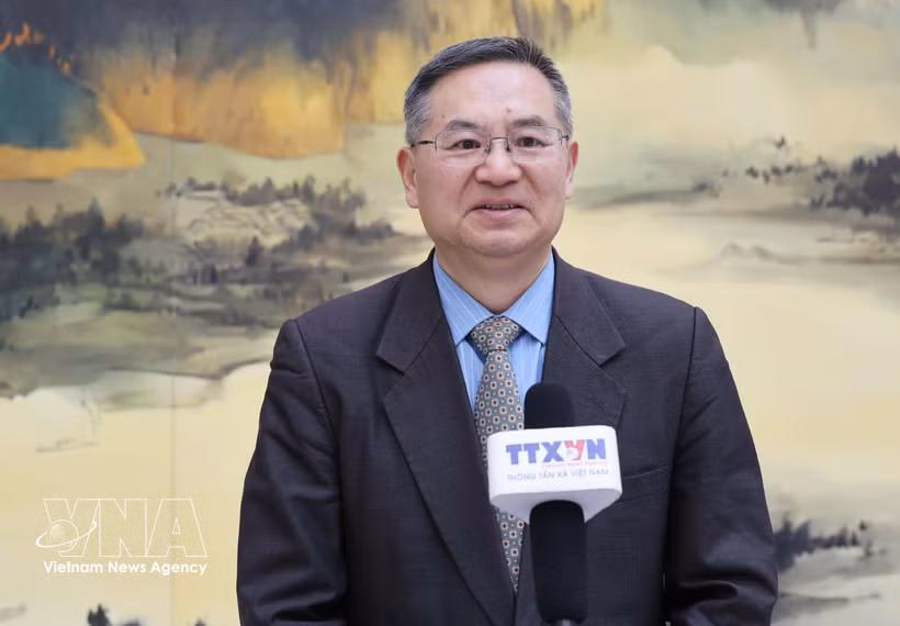 中国浙江工业大学区域国别研究院执行院长，越南研究中心主任、教授、博士成汉平。图自越通社