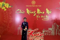 旅日越南人联合会副主席黎氏商。图自越通社