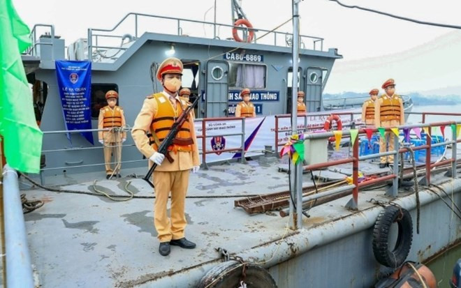 越南政府总理批准在全国范围内建设人民公安港口码头体系投资方案。图自越通社