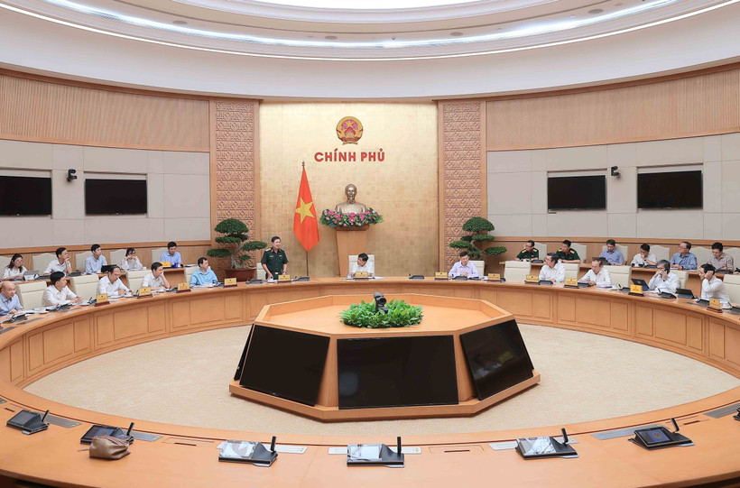 会议场景。图自越通社