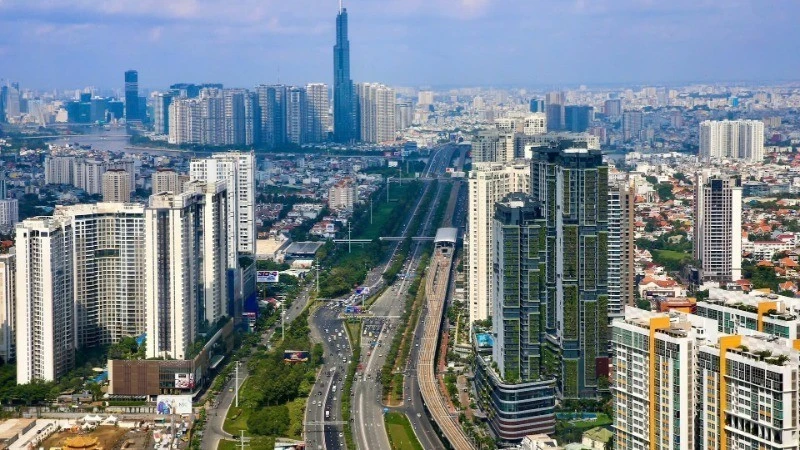 胡志明市一角。图自《人民报》