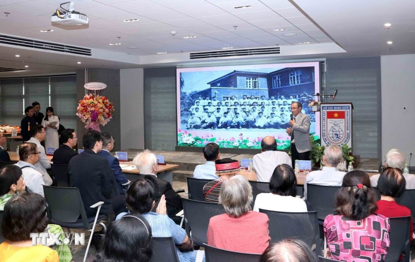 见面会场景。图自越通社