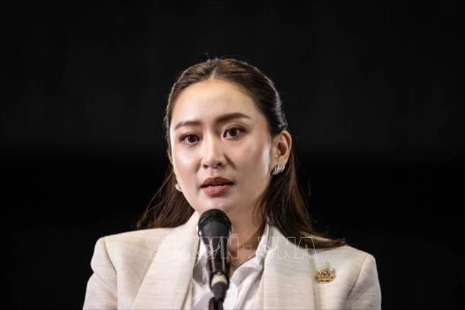 泰国总理贝东丹·西那瓦。图自越通社