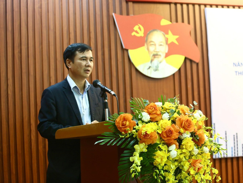 越南科学技术部副部长裴世维发表讲话。图自互联网