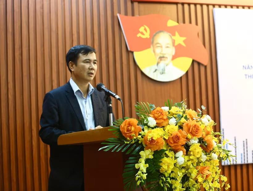 越南科学技术部副部长裴世维发表讲话。图自互联网