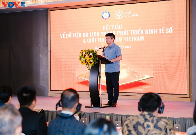 国家数据协会秘书长陶德赵。图自越南之声