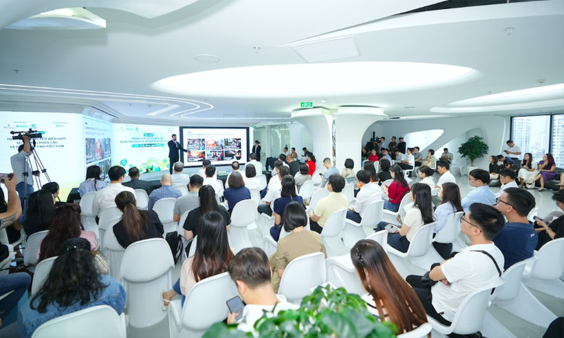 “跨境支付：全球趋势和越南解决方案”研讨会场景。图自vneconomy.vn