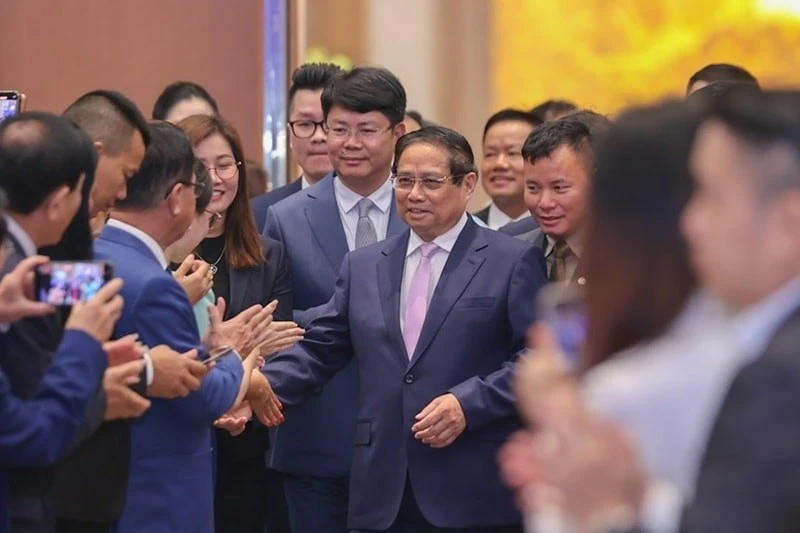 政府总理、越共中央政治局关于发展私营经济的第68-NQ/TW号决议国家指导委员会主任范明政。图自互联网