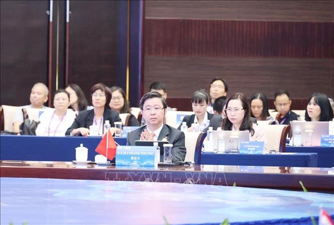 越南科学技术部副部长裴黄方出席会议。图自越通社