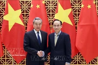 越南外交部长黎怀忠会见中国外交部长王毅。图自越通社