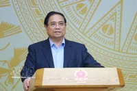 范明政总理发表讲话 图自越通社