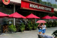 Highlands Coffee是越南门店数量最多的咖啡连锁品牌之一。 图自越通社