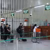 在谅山省友谊国际口岸，出入境和进出口活动热火朝天。图自越通社