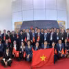 在菲律宾举行的第46届亚太牙科大会上，越南被授予第47届亚太牙科大会的举办权。越南代表团供图