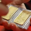 越南国内黄金价格每两上调80万越盾。图自越通社