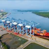 巴地头顿省盖梅-市威（Cái Mép - Thị Vải）深水港是越南东南部地区吸引外商直接投资的重要基础设施。图自越通社