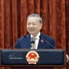 越共中央总书记、国家主席苏林。图自越通社