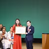 越南公民荣获“全球公民社区奖”。图自越通社