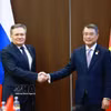 越南政府总理会见俄罗斯国家原子能公司总裁阿列克谢·利哈切夫。图自越通社