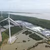 永隆省Sunpro 30兆瓦风电场正式竣工投产。图自越通社