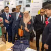 各国大使参观展会。韩国东盟中心供图