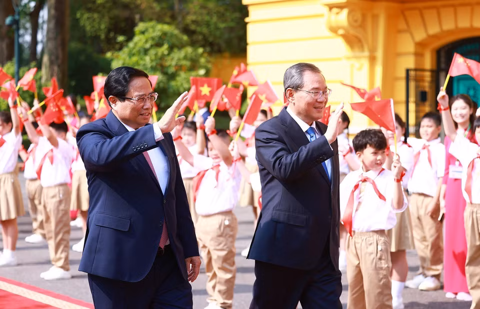 中国国务院总理李强从10月12日至14日对越南进行正式访问。图自越通社