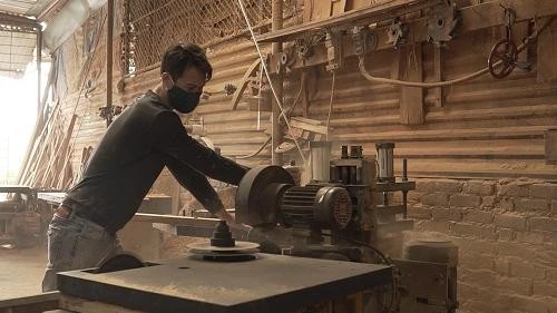富川县南进乡和富明镇以木工和机械等传统手工艺村而闻名。图自nongthonmoihanoi.gov.vn