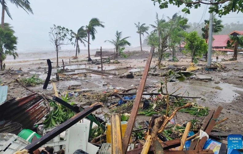 凤凰台风“凤凰”对菲律宾造成重大损失。图自越通社