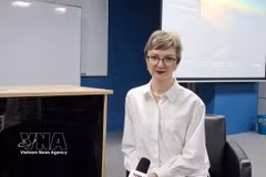 马来西亚泰莱大学国际关系高级讲师 朱莉娅·罗克尼法德博士（Julia Roknifard）。图自越通社