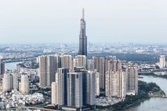 西贡河畔、毗邻胡志明市中心的高端公寓综合体项目持续保持热度。图片来源：越通社